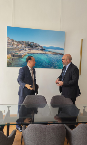Rencontre du Consul général de Chine à Marseille avec le bâtonnier Mathieu Jacquier :  les avocats marseillais facilitateurs des échanges  de la coopération économique et culturelle